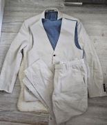 Garnitur , Marynarka , Kamizelka , Spodnie Next Szary Rozmiar M  / L