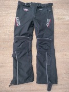 Spodnie meskie czarne motocyklowe AKITO XL idealne
