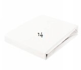 Prześcieradło  jersey z gumką 220x200 BIAŁY 