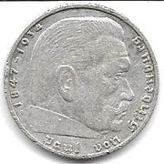 2 marki 1939A- Hindenburg