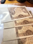 1/ 100 zł 1932 rok 5 sztuk 