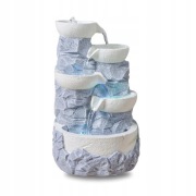 Ganda Zen'Light Kaskada 4 Pozioma Fontanna Stołowa LED 31 cm