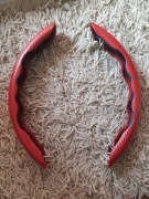 Nakladki sportowe na kierownice carbon!