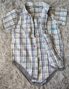 Body koszula w kolorową krateczkę Cool Club r. 74