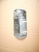 junak m07 przejściówka tabliczka 1961