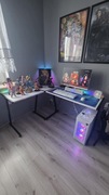 Biurko gamingowe HUZARO Hero 6.0 RGB Biały