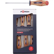Zestaw wkrętaków z uchwytem korkowym Forch 3K, LS/PZ