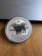 Lunar 2 Rok Bawoła 2009, 2oz Ag