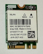 Karta sieciowa WiFi AC bluetooth M.2 Killer 1535 Dell Alienware Area 51 R5