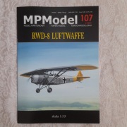 Samolot Luftwaffe RWD-8, 1:33, wyd. MPModel, stan bardzo dobry