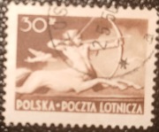 Polska Fi 446 Centaur-Wyd.Lotnicze / kasowany