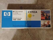 HP C9702A żółty yellow używany otwarte pudelko