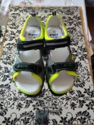 Sandały dziecięce skórzane NOWE Bartek 19176 CZARNO-SZARY rozmiar 35