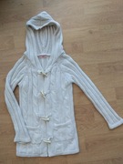 SWETR SWETEREK Z KAPTUREM ROZMIAR 134