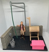 Schleich - myjka dla konia + akcesoria