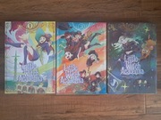 zestaw 3 książeczek manga "litle witch academia" stan bdb