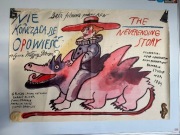 Niekończąca się opowieść. Oryginalny plakat filmowy. W. Sadowski