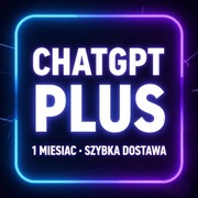 ChatGPT Plus 30 dni | Szybki dostęp do najnowszego AI GPT-5 bez limitów
