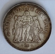 50 Franków Hercules srebro 30 g próba 900