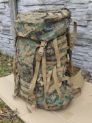 USMC duży plecak wojskowy ILBE gen II marpat MOLLE coyote brown US Arcteryx