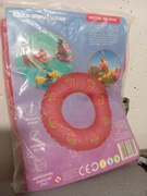 Koło dmuchane do pływania truskawka + piłka pompowana gratis