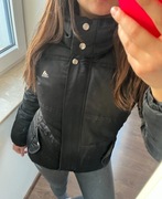 Puchowa kurtka Adidas M czarna zimowa wiosna jesień zima #Y2K na narty 