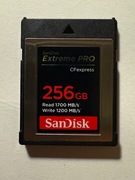 Extreme Pro CF Express typ B 256GB 1700/1200 MB/s