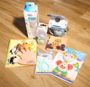 Pakiet, zestaw dla niemowlaka 7x smoczki, gryzaki, butelki Canpol, NUK