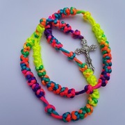 Różaniec zesznurka satynowego pleciony 