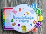 Lamibook poznaję cyfry, pomoce dydaktyczne, karty