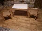 Stolik dziecięcy Ikea Latt + 2 krzesla