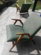 Fotel z PRL Prosta geometryczna forma. Cena za jeden 1100,00pln.