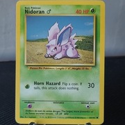 Nidoran 55/102 base set 1999 karta pokemon