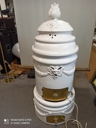 Zabytkowy piec kaflowy – przerobiony na elektryczny