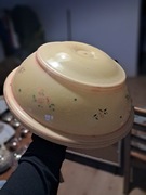 Piękny stary Art Deco llosz od lampy .Motyw kwiatowy.