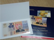 20 zł Lech Kaczyński 2021 + Folder stan NBP Numer 58057