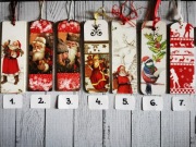 zakładka do książki decoupage 