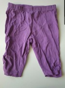 Fioletowe legginsy 3/4 r. 86