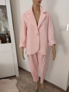 Garnitur szruksowy , pudrowy róż, 100% cotton, uniwersalny