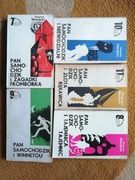 5x BIAŁA SERIA PAN SAMOCHODZIK i Winnetou, Niewidzialni, Zbigniew NIENACKI 