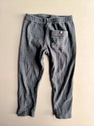 ZARA PRĄŻKOWANE LEGGINSY KRATA R.98