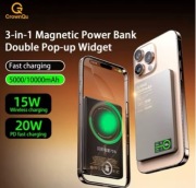 Powerbank magnetyczny 3w1 Q.MAG 10000mAh do iPhone / Watch / AirPods