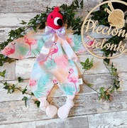 Duża przytulanka-kocyk, flaming