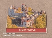 Magnes na lodówkę drewniany Zamek TENCZYN.