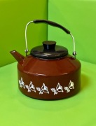 NOWY Czajnik emaliowany Światowit PRL vintage