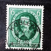 DR Mi. Nr. 608 1936r. Otto von Guericke - fizyk.