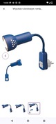 Lampka metalowa z wtyczką 