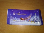 Allegro czekolada mleczna świąteczna biedronka 2005 puste opakowanie