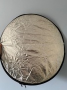 Blenda fotograficzna 3w1 srebrna złota biała 55cm +etui 