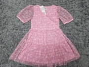 Rozm 128 NOWA sukienka z krótkim rekawem dla dziewczynki 